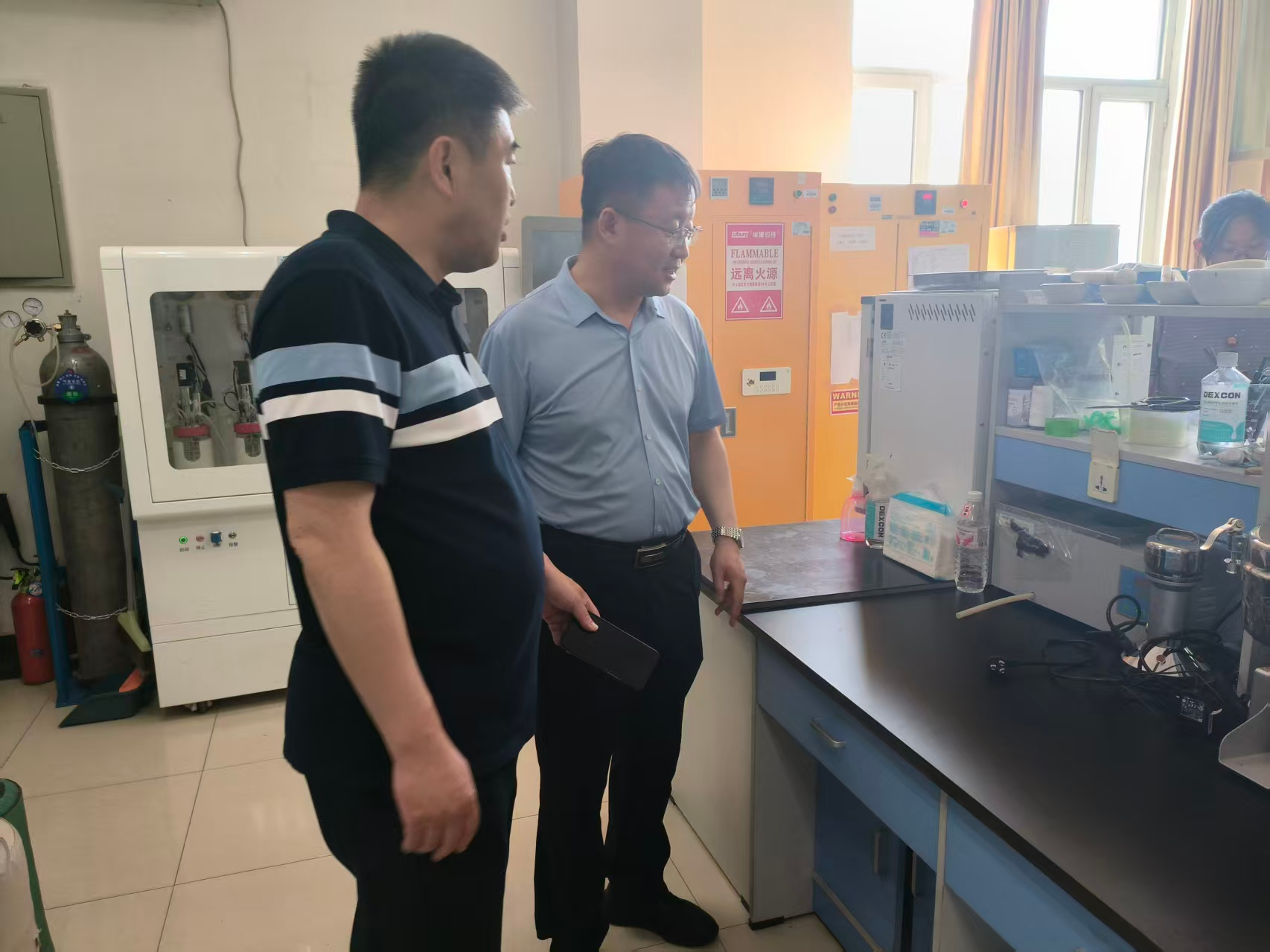 延边大学农学院开展实验室安全检查